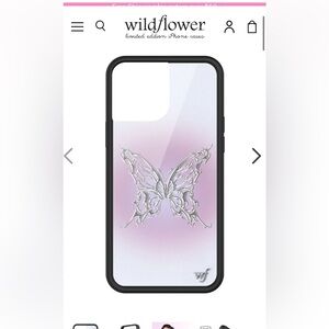 NWT Wildflower limited edition iPhone 15 + phone case